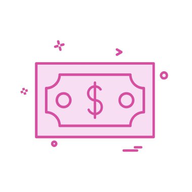 Doları simge tasarlamak vektör