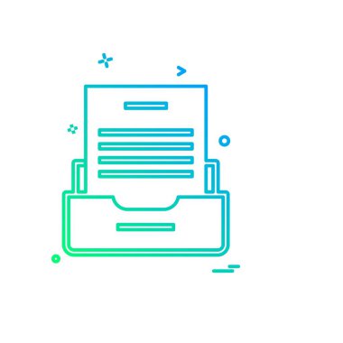 İş simgesi tasarım vektörü