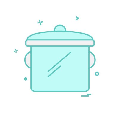 Gıda simgesi tasarım vektörü