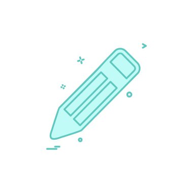 Kalem simgesi tasarım vektörü