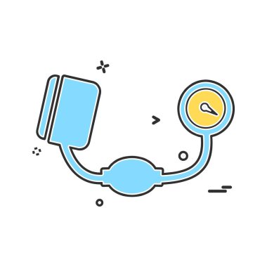 Tansiyon simgesi tasarım vektörü