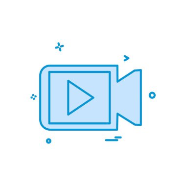 Kamera simgesi tasarım vektörü