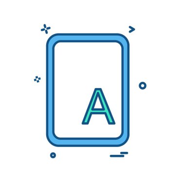 Pano simgesi tasarım, renkli vektör çizim