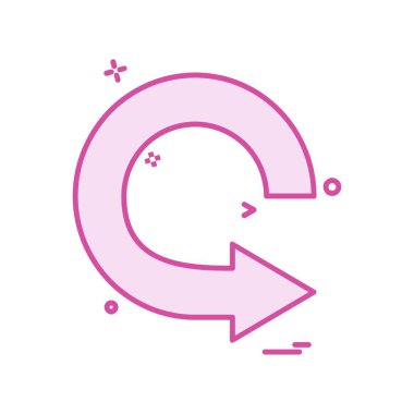 Ok simgesi tasarım vektörü