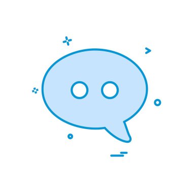 İleti simge tasarlamak vektör