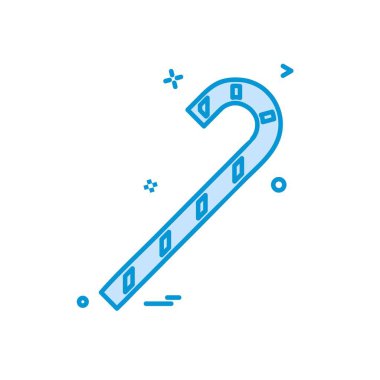 şeker basit simge vektör çizim 