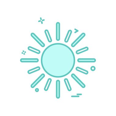 Hava simgesi tasarım vektörü