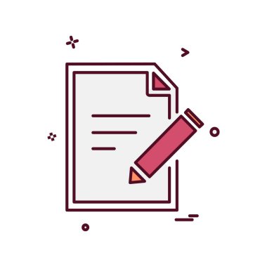 Metin simge tasarlamak vektör 