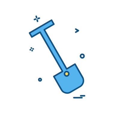 Donanım aracı simgesi tasarım, renkli vektör çizim 