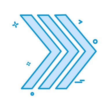 Ok simgesi tasarım vektörü