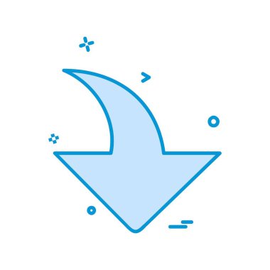 Ok simgesi tasarım vektörü