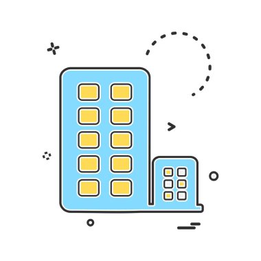 Emlak simge tasarlamak vektör