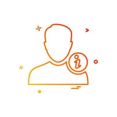 Avatar erkek simge tasarım vektörü