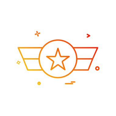 ödül şampiyonu ödül simge vektör tasarımı