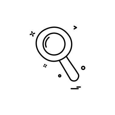 Arama simgesi vektör tasarımı