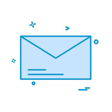 İleti simge tasarlamak vektör