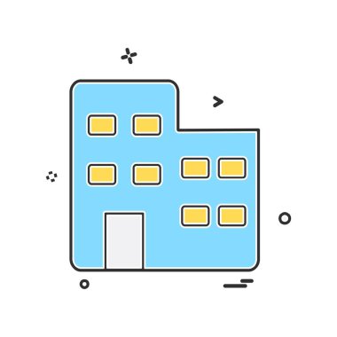 Emlak simge tasarlamak vektör