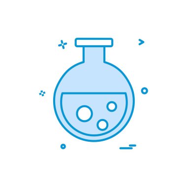 Şişesi simgesi tasarım, renkli vektör çizim