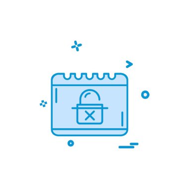 Siber güvenlik simge tasarlamak vektör