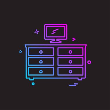 Mobilya tasarım vektörü 