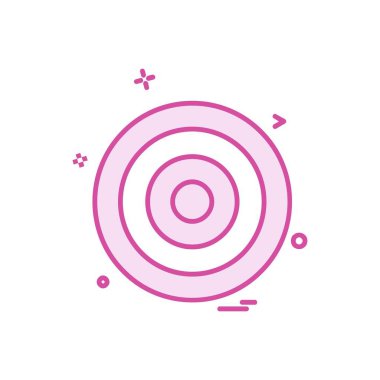 Hedef simge tasarlamak vektör