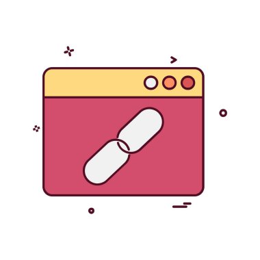 Web yerleşim simgesi tasarım vektörü