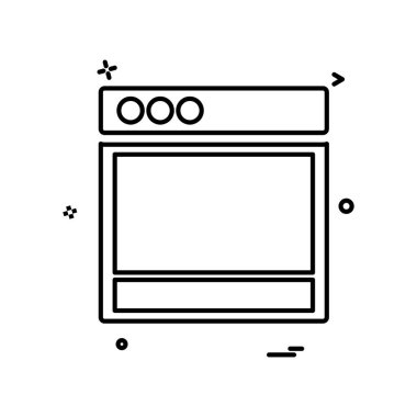 Web düzen simge tasarlamak vektör