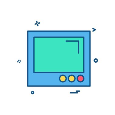 Web yerleşim simgesi tasarım vektörü