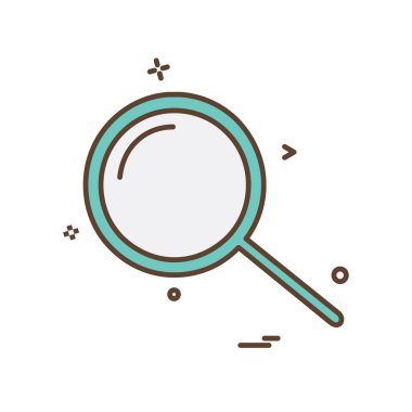 Arama simge tasarlamak vektör