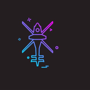 Ordu simge tasarlamak vektör