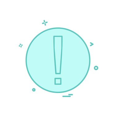 Uyarı simge tasarlamak vektör