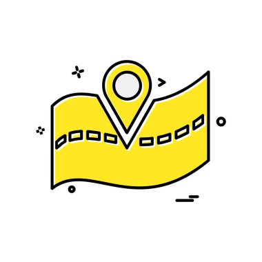 Navigasyon simge tasarlamak vektör