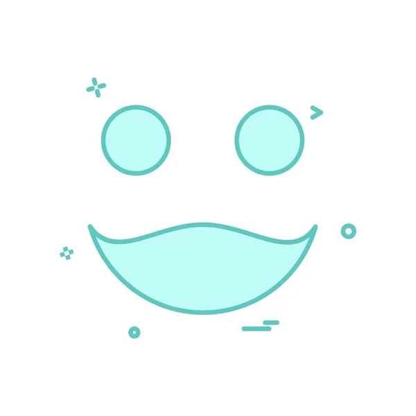 Feliz Diseño Icono Emoji Ilustración Vectores Colores — Vector de stock