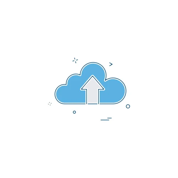Cloud Arrow Icon — Stock Vector