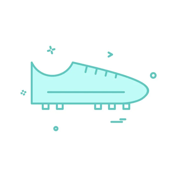 Schuhe Symbol Vektor Design — Stockvektor