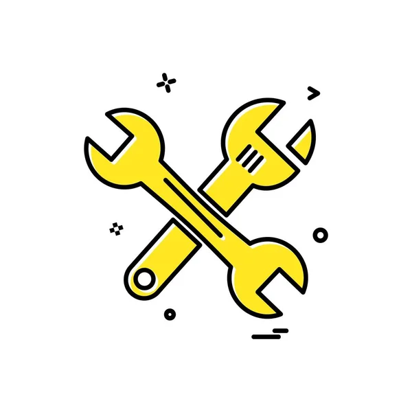 Hardware Tools Icon Design Vektorillustration — Stockvektor