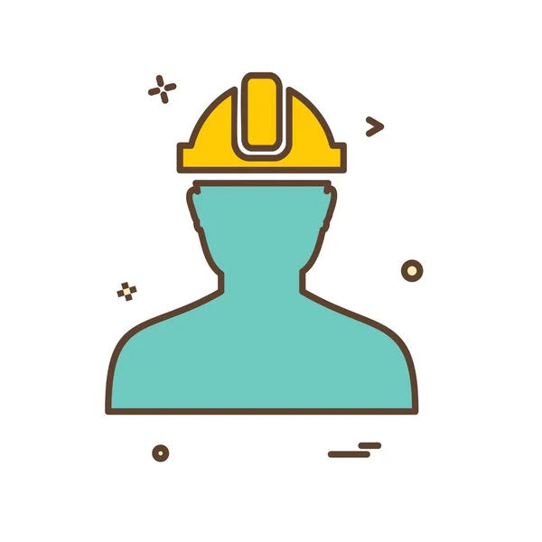 Masculin Avatar Icon Design Vector — Vector de stoc