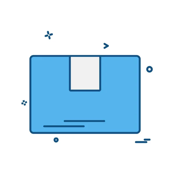 Wallet Icon Design Illustrazione Vettoriale — Vettoriale Stock