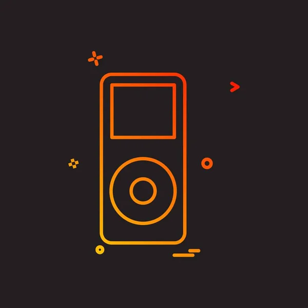 Diseño Icono Altavoz Ilustración Vector Colorido — Archivo Imágenes Vectoriales