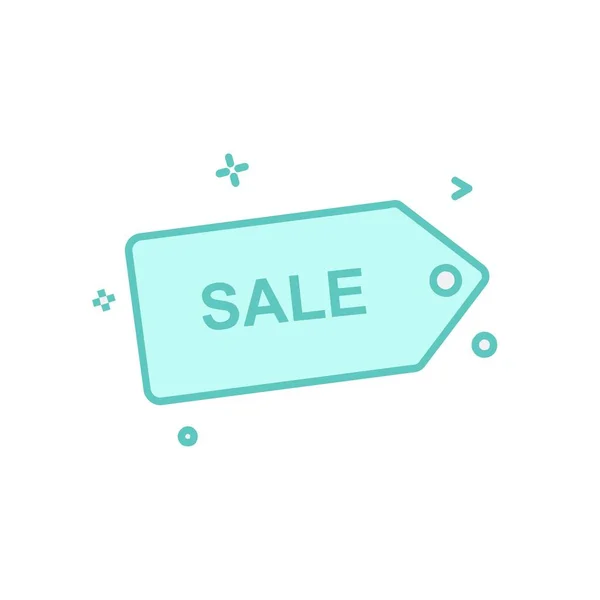 Sale Tag Icon Design Vector Illustration — Stock Vector