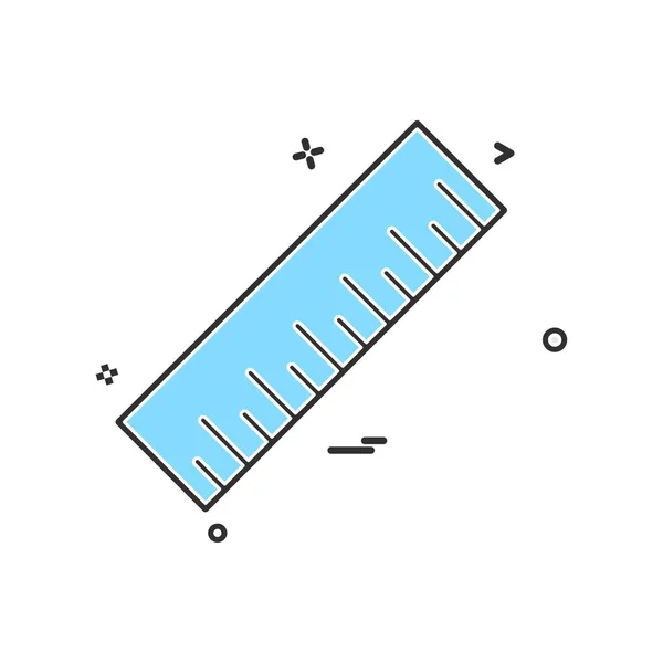 Escala Icono Vector Diseño — Archivo Imágenes Vectoriales