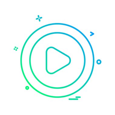 Simge tasarım vektörünü çal