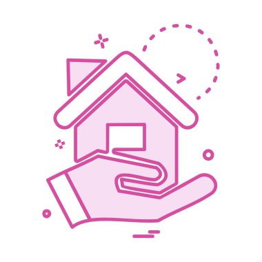 Emlak simge tasarlamak vektör