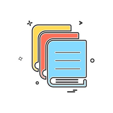 Eğitim simge tasarlamak vektör