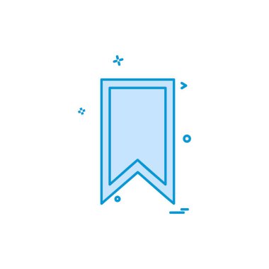 Yer işareti etiket simge tasarlamak vektör