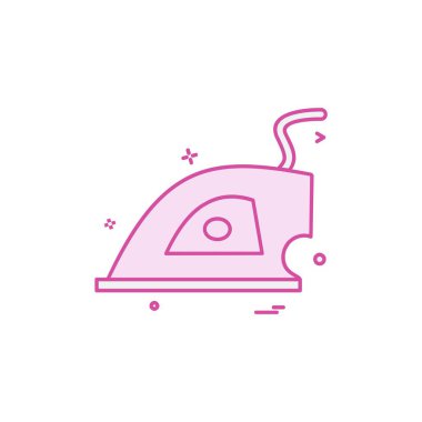 Demir simgesi tasarım vektörü