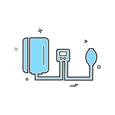 Tansiyon simgesi tasarım vektörü