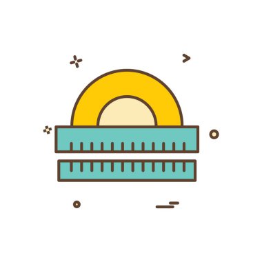 Ölçek simge tasarlamak vektör 