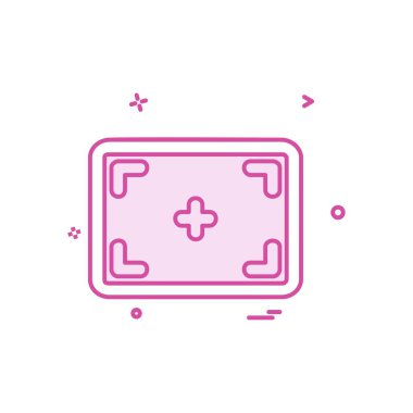 Hedef simge tasarlamak vektör