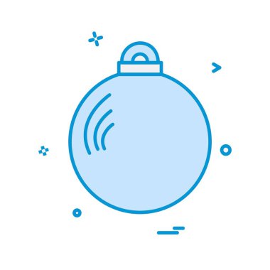 Noel simge tasarlamak vektör topları